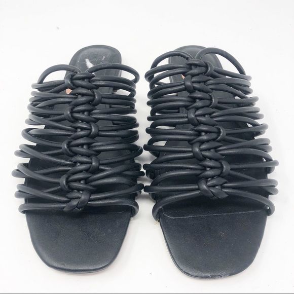 REBECCA MINKOFF | Maelynn Slides Black Strappy Sandals NEW Women’s Size 7.5 - Picture 6 of 12